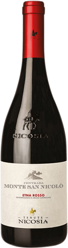 Бесплатная доставка | Красное вино Nicosia Monte San Nicolò Rosso D.O.C. Etna Сицилия Италия Nerello Mascalese 75 cl