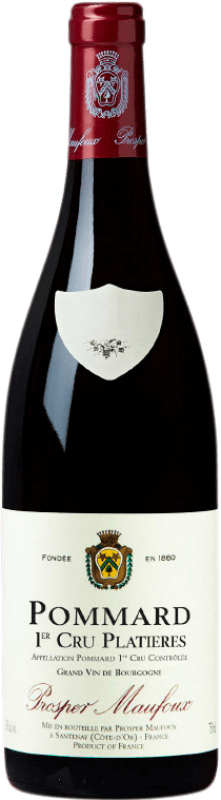 Free Shipping | Red wine Prosper Maufoux Premier Cru La Platière A.O.C. Pommard Burgundy France Pinot Black 75 cl