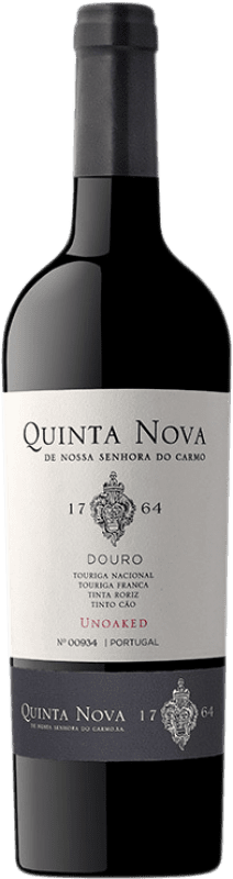 12,95 € | Красное вино Quinta Nova Unoaked I.G. Douro Дора Португалия Touriga Franca, Touriga Nacional, Tinta Roriz, Tinta Cão 75 cl