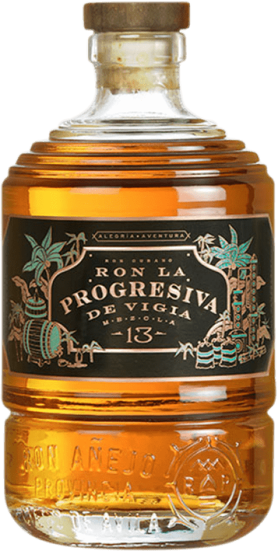 Spedizione Gratuita | Rum Vigía La Progresiva Mezcla 13 Cuba 70 cl