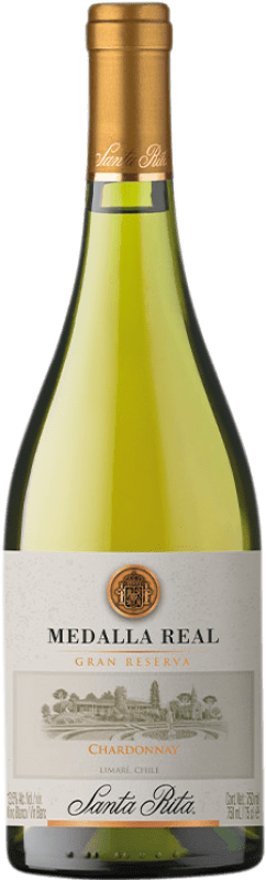 17,95 € 送料無料 | 白ワイン Santa Rita Medalla Real グランド・リザーブ D.O. Valle de Limarí