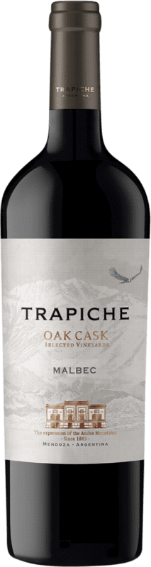 Бесплатная доставка | Красное вино Trapiche Oak Cask I.G. Mendoza Мендоса Аргентина Malbec 75 cl