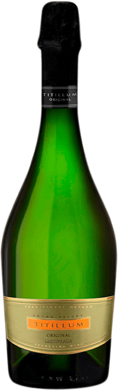 Free Shipping | White sparkling Undurraga Titillum Original D.O. Valle de Leyda Valle de Leyda Chile Pinot Black, Chardonnay 75 cl