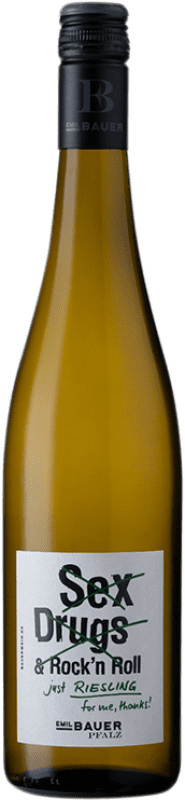 Бесплатная доставка | Белое вино Emil Bauer No Sex Q.b.A. Pfälz Rheinhessen Германия Riesling 75 cl