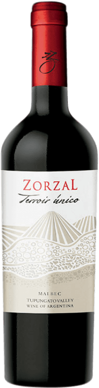 Free Shipping | Red wine Zorzal Terroir Único I.G. Valle de Uco Mendoza Argentina Malbec 75 cl