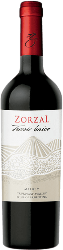Envío gratis | Vino Tinto Zorzal Terroir Único I.G. Valle de Uco Mendoza Argentina Malbec 75 cl