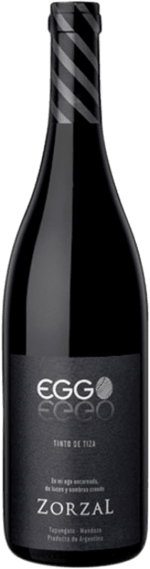 Free Shipping | Red wine Zorzal Eggo Tinto de Tiza I.G. Valle de Uco Mendoza Argentina Malbec 75 cl