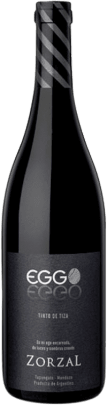 Envío gratis | Vino tinto Zorzal Eggo Tinto de Tiza I.G. Valle de Uco Mendoza Argentina Malbec 75 cl