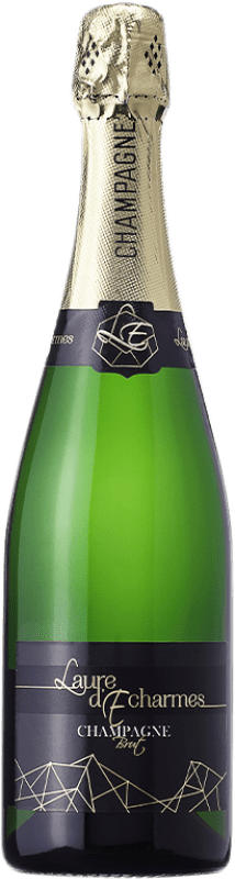 Kostenloser Versand | Weißer Sekt Gruet Laure d'Echarmes Brut A.O.C. Champagne Champagner Frankreich Spätburgunder, Chardonnay, Pinot Meunier 75 cl