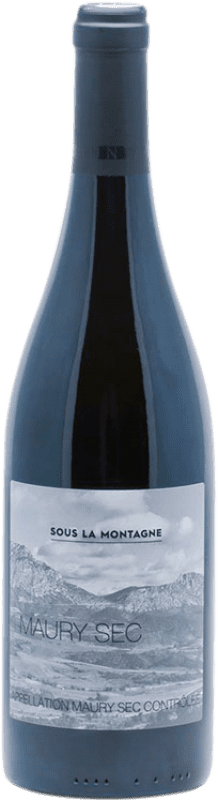 Free Shipping | Red wine Jeff Carrel Sous La Montagne Sec A.O.C. Maury Languedoc-Roussillon France Grenache, Monastrell 75 cl