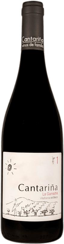 12,95 € | 赤ワイン Cantariña 1 La Garnacha D.O. Bierzo カスティーリャ・イ・レオン スペイン Garnacha — グルナッシュ, Merenzao — メレンサオ, Palomino Fino 75 cl