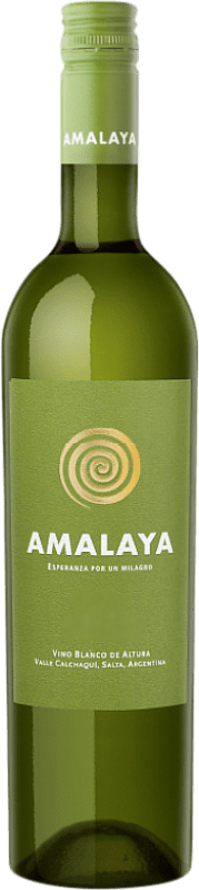 Envoi gratuit | Vin blanc Amalaya Blanco de Corte Argentine Torrontés, Riesling 75 cl