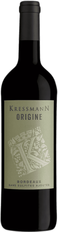 9,95 € Бесплатная доставка | Красное вино Kressmann Origine A.O.C. Bordeaux