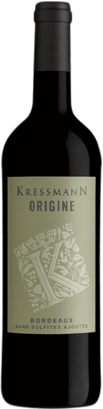 9,95 € | Vin rouge Kressmann Origine A.O.C. Bordeaux Bordeaux France Merlot 75 cl