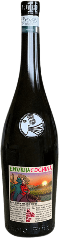 24,95 € Spedizione Gratuita | Vino bianco Eladio Piñeiro Envidiacochina Téte Cuvée D.O. Rías Baixas