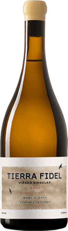28,95 € Spedizione Gratuita | Vino Bianco Tierra Fidel Crianza — Invecchiato in Botte D.O.Ca. Rioja