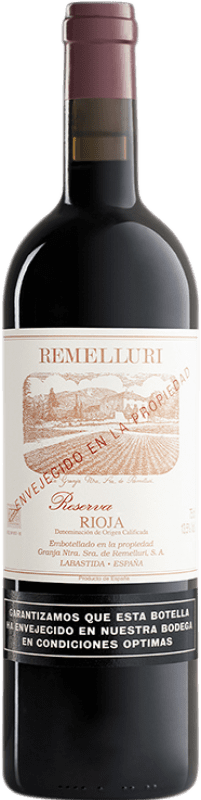 64,95 € Free Shipping | Red wine Ntra. Sra. de Remelluri Envejecido en la Propiedad Reserve D.O.Ca. Rioja