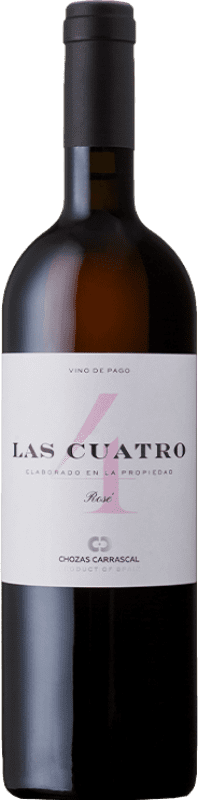 15,95 € | Rosé Wine Chozas Carrascal Las Cuatro Valencian Community Spain Tempranillo, Merlot, Syrah — Shiraz, Garnacha — Grenache 75 cl