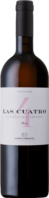 15,95 € | Vino rosado Chozas Carrascal Las Cuatro Comunidad Valenciana España Tempranillo, Merlot, Syrah, Garnacha 75 cl