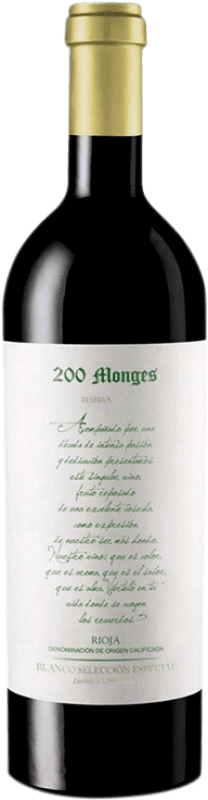 67,95 € | Vin blanc Vinícola Real 200 Monjes Blanco Grande Réserve D.O.Ca. Rioja La Rioja Espagne Viura, Malvasía, Grenache Blanc 75 cl