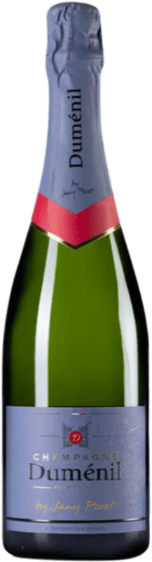 Free Shipping | White Sparkling Wine Duménil by Jany Poret A.O.C. Champagne Champagne France Pinot Noir, Chardonnay, Pinot Meunier 75 cl