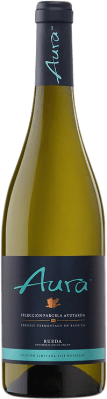 17,95 € Spedizione Gratuita | Vino bianco Aura Selección Avutarda Crianza D.O. Rueda
