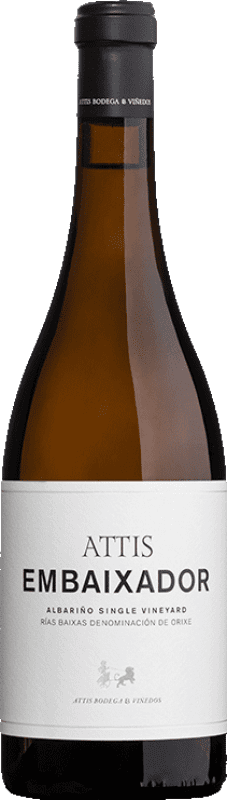 41,95 € | 白酒 Attis Embaixador D.O. Rías Baixas 加利西亚 西班牙 Albariño 75 cl