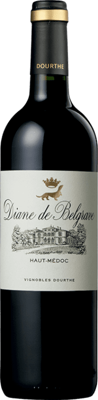 28,95 € | 红酒 Château Belgrave Diane de Belgrave 岁 A.O.C. Haut-Médoc 波尔多 法国 Merlot, Cabernet Sauvignon, Cabernet Franc, Petit Verdot 75 cl