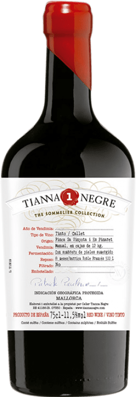 39,95 € | Vin rouge Tianna Negre Nº 1 The Sommelier Collection I.G.P. Vi de la Terra de Mallorca Majorque Espagne Callet 75 cl