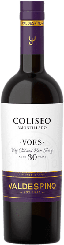 186,95 € Бесплатная доставка | Креплёное вино Valdespino Amontillado Coliseo V.O.R.S. D.O. Jerez-Xérès-Sherry бутылка Medium 50 cl