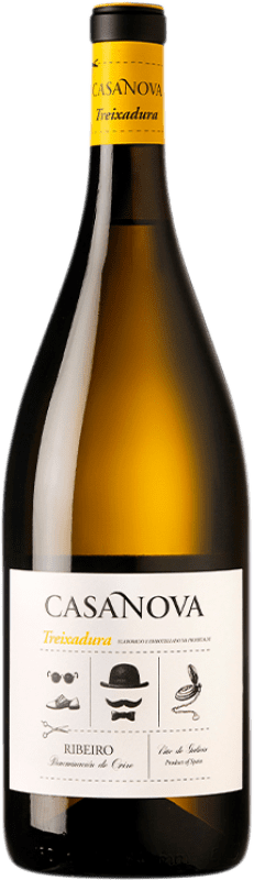 23,95 € | Белое вино Pazo Casanova D.O. Ribeiro Галисия Испания Treixadura — Трейшадура Бутылка Магнум 1,5 L