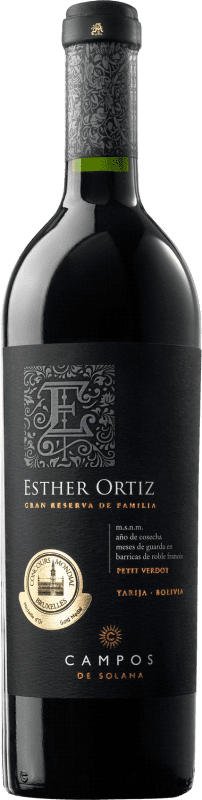 84,95 € Envío gratis | Vino tinto Campos de Solana Esther Ortiz de Familia Gran Reserva