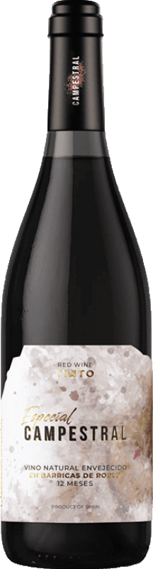 12,95 € | 赤ワイン Campestral Especial Envejecido Merlot, Syrah, Cabernet Sauvignon, Petit Verdot, Tintilla de Rota 75 cl