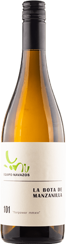 23,95 € | Fortified wine Equipo Navazos La Bota Nº 101 Florpower MMXVI D.O. Manzanilla-Sanlúcar de Barrameda Andalusia Spain Palomino Fino 75 cl