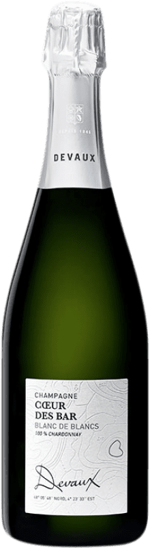51,95 € | Vin Mousseux Blanc Devaux Blanc de Blancs Cœur des Bar A.O.C. Champagne Champagne France Chardonnay 75 cl