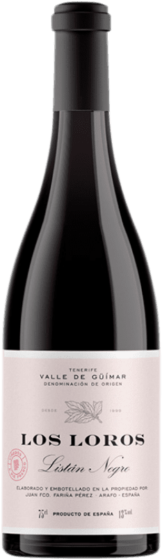 17,95 € Spedizione Gratuita | Vino Rosso El Borujo Los Loros Rovere D.O. Valle del Güímar