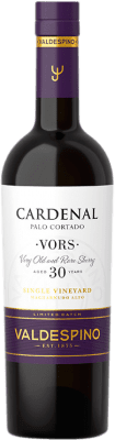 176,95 € | 强化酒 Valdespino Cardenal Palo Cortado V.O.R.S. D.O. Jerez-Xérès-Sherry 安达卢西亚 西班牙 Palomino Fino 瓶子 Medium 50 cl