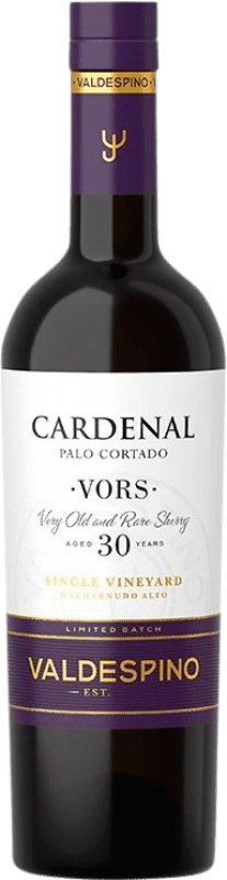 205,95 € Free Shipping | Fortified wine Valdespino Cardenal Palo Cortado VORS D.O. Jerez-Xérès-Sherry Medium Bottle 50 cl