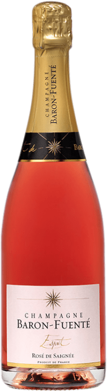 Envoi gratuit | Vin Mousseux Rosé Baron-Fuenté Esprit Rosé de Saignée A.O.C. Champagne Champagne France Pinot Noir, Pinot Meunier 75 cl