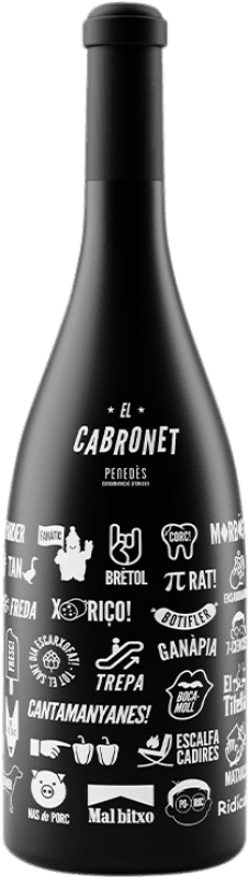 Free Shipping | Red wine Democratic El Cabronet Young D.O. Penedès Catalonia Spain Cabernet Sauvignon 75 cl