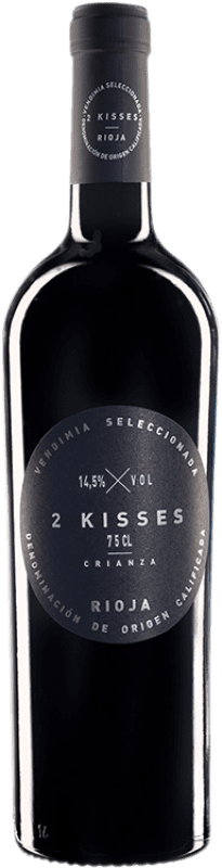 14,95 € Envío gratis | Vino Tinto From Galicia 2 Kisses Crianza D.O.Ca. Rioja