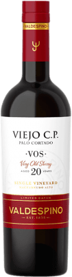 41,95 € | Vino generoso Valdespino CP Palo Cortado Viejo V.O.S. D.O. Jerez-Xérès-Sherry Andalucía España Palomino Fino Botella Medium 50 cl