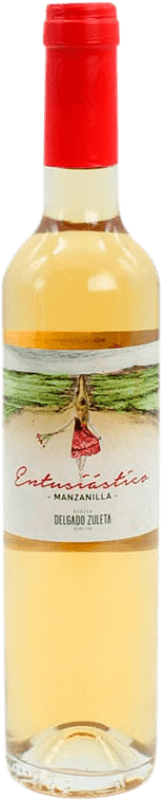 19,95 € Spedizione Gratuita | Vino fortificato Delgado Zuleta Entusiástico Ecológico D.O. Manzanilla-Sanlúcar de Barrameda Bottiglia Medium 50 cl