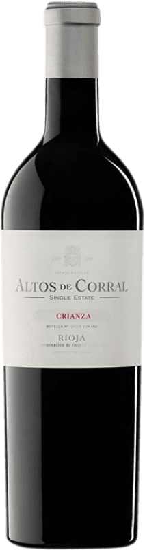 Envio grátis | Vinho tinto Corral Cuadrado Altos Single Estate Crianza D.O.Ca. Rioja La Rioja Espanha Tempranillo 75 cl