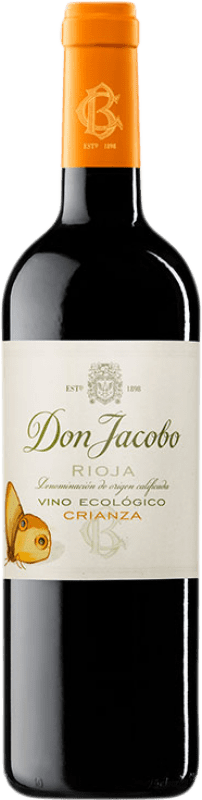 Envío gratis | Vino tinto Corral Cuadrado Don Jacobo Ecológico Crianza D.O.Ca. Rioja La Rioja España Tempranillo Ecológico 75 cl