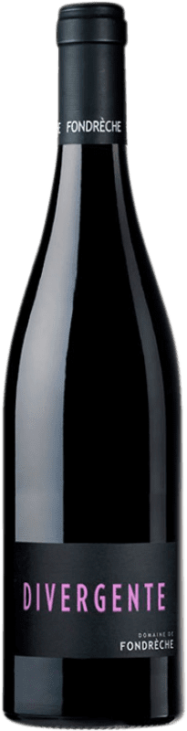 Бесплатная доставка | Красное вино Fondrèche Divergente Rouge A.O.C. Côtes du Ventoux Прованс Франция Syrah 75 cl