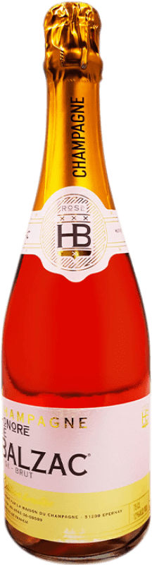 39,95 € Бесплатная доставка | Розовое игристое вино G.H. Martel Honoré de Balzac Rosé Edition Limitée брют A.O.C. Champagne