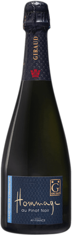 Kostenloser Versand | Weißer Sekt Henri Giraud Hommage A.O.C. Champagne Champagner Frankreich Spätburgunder 75 cl