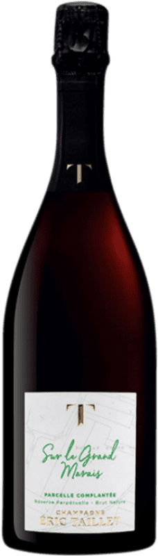 Бесплатная доставка | Белое игристое вино Eric Taillet Sur le Grand Marais A.O.C. Champagne шампанское Франция Chardonnay — Шардоне, Pinot Meunier — Пино Менье 75 cl