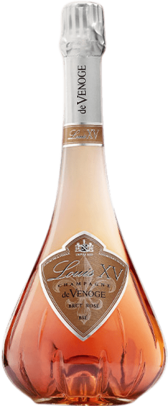 免费送货 | 玫瑰气泡酒 De Venoge Louis XV Rosé 香槟 A.O.C. Champagne 香槟酒 法国 Pinot Black, Chardonnay 75 cl